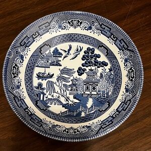 Churchill Blue Willow 8” Bowls MINT CONDITION